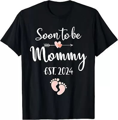 Soon To Be Mommy 2024 For Mom Pregnancy Announcement T-Shirt • $13.73