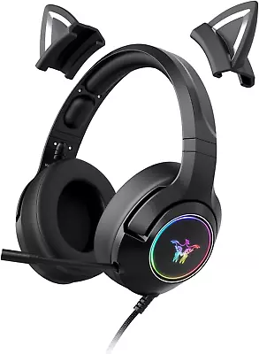 PHNIXGAM Gaming Headset With Mic For PS4 PS5 Xbox One(No Adapter) Wired Over- • $130.72