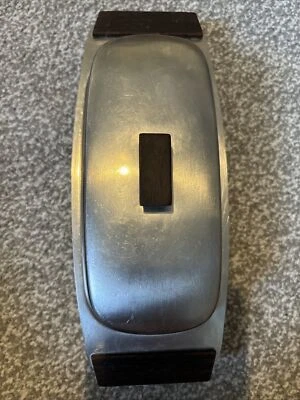 £10 • Buy Retro Stainless Steel Butter Dish Wood Effect Handle  Ideal TV Film 1970’s Props