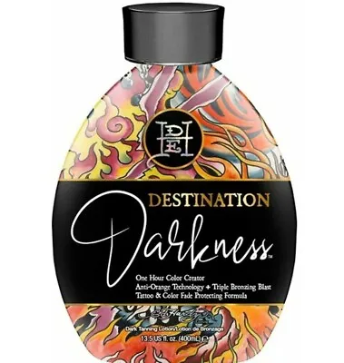 ED HARDY DESTINATION DARKNESS BRONZER TANNING LOTION 13.5 Oz • $27.49