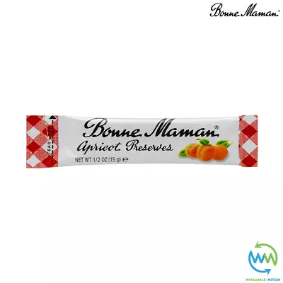 £0.99 • Buy Bonne Maman APRICOT PRESERVE 15g Portion SACHET Single Individual SPREAD Stick