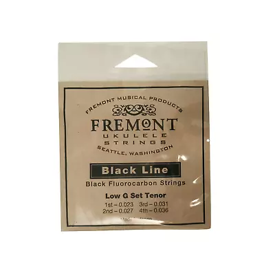 Fremont Black Flurocarbon Low G Set For Tenor Ukulele Strings • $20