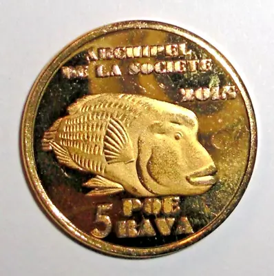 2015 Societe Coin 5 Poe Rava Fish Animal Ocean Wildlife • $4.49