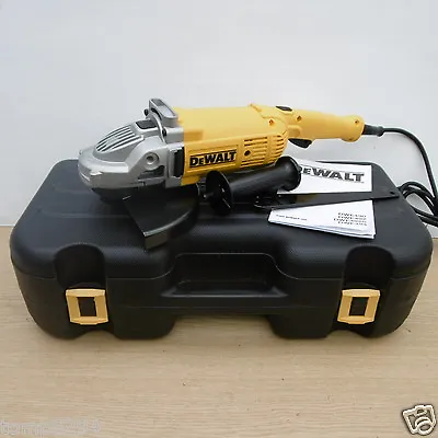 DeWALT DWE492K 9  230mm 2200watt ANGLE GRINDER + CARRYING CASE 240V • £157.89