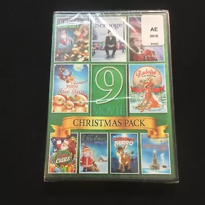9 MOVIE CHRISTMAS PACK - Great Ruppert/Scrooge/Rudolph/Burro + DVD NEW/SEALED • $6.99