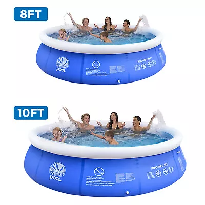 8/10ft Prompt Set Inflatable Paddling Pool Swimming Pool Family Outdoor Party • £26.85