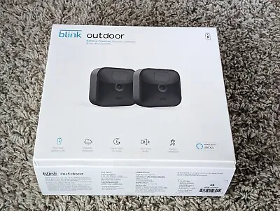 Blink Outdoor Wireless Water Resistant Security Cameras System | 2 Camera Kit • $90