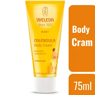£7.49 • Buy Weleda Organic Calendula Baby Moisturising Body Cream 75ml Intensive Cream