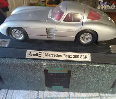 Revell Silver 54 MERCEDES 300 SLR Diecast Car 1:12 Scale W/ Display Stand  • $275.12