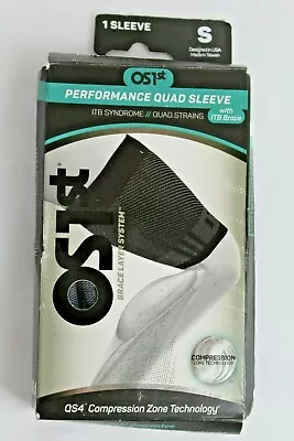 OS1st OS4 Performance Quad Sleeve W/ ITB Brace ITB Syndrome Strains Size S NEW • $9.99