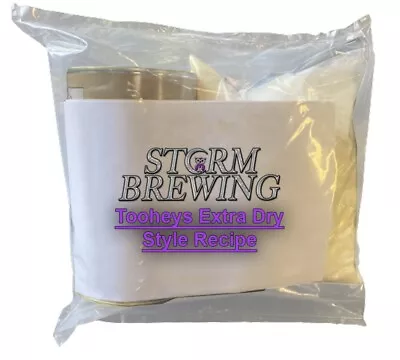 'Tooheys Extra Dry' Australian Lager Extract Homebrew Beer Clone Recipe Kit • $45.95