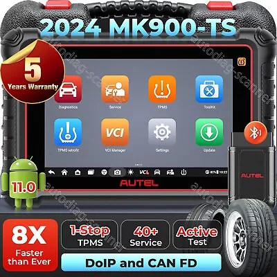 2024 NEW Autel MaxiCOM MK900TS MK900-TS TPMS Programming Diagnostic Scanner Tool • $849