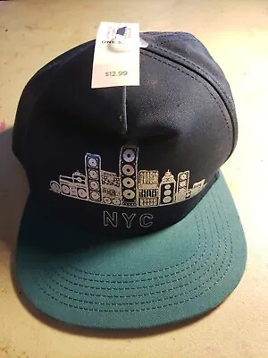 Old Navy New York City Skyline Music Speakers Nyc Snapback Hat • $10