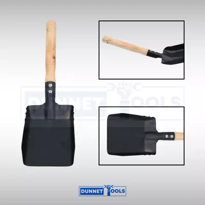 4  Dust Pan Metal Hand Shovel Garden Coal Leaves Indoor Outdoor Multipurpose • £4.99