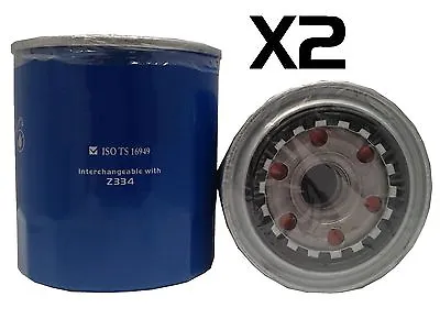 2X Oil Filters Fits Z334 For Toyota Landcruiser HZJ105 1998/2002 4.2L 1HZ Diesel • $29.95