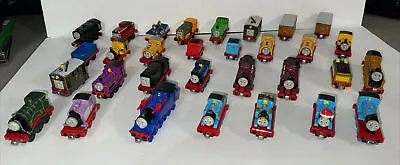 Huge VINTAGE Thomas The Train & Friends Diecast Metal Magnetic Cars Engines Lot • $170.99