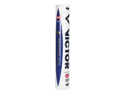 VICTOR MASTER ACE Premium Feather Shuttlecocks (Speed 77) • $44.50