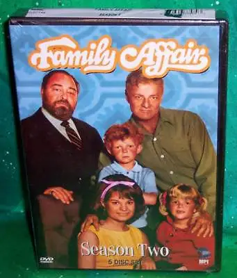 $14.95 • Buy Brand New Brian Keith Family Affair Second 2nd Season 2 Two Tv 5 Disc Dvd 1967