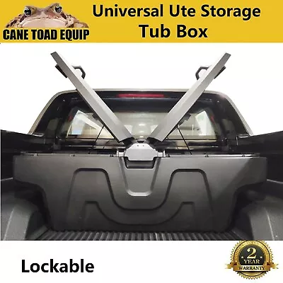 $523.95 • Buy Universal Tub Storage Tool Box Ute Lockable Fit Most Ute Hilux Ranger Triton Col