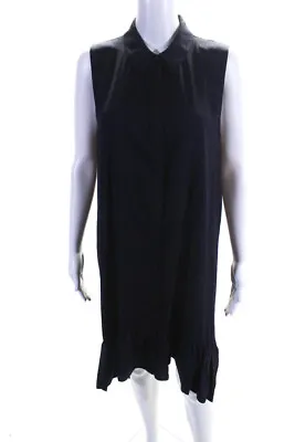 $59.99 • Buy Diane Von Furstenberg Women's Sleeveless Collared Shift Dress Blue Size L
