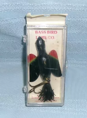 *vtg. Bass Bird Lure Co. Red Wing Blackbird Fishing Lure-unused In Plastic Box* • $19.99