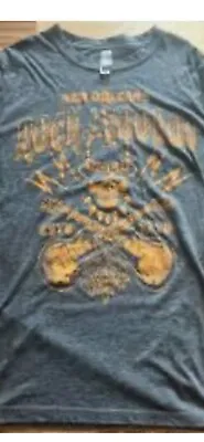 Vintage New Orleans “Rock Voodoo” Men’s Graphic T-Shirt Gray Size S • $15