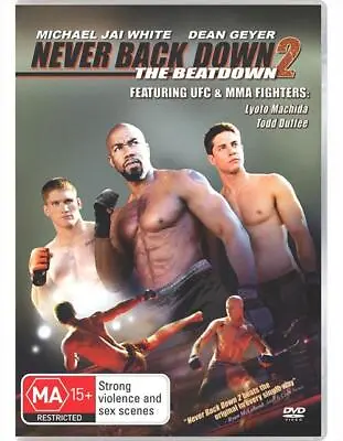 Never Back Down 2 DVD - Rus Blackwell (Region 4 2011) Free Post • $12.95