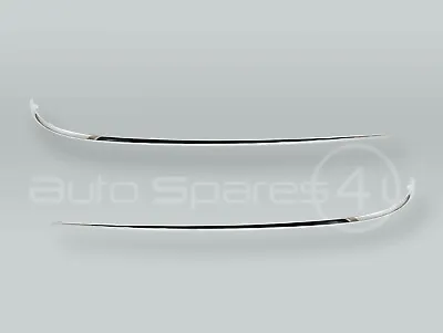 SEDAN Chrome Rear Bumper Moulding Trim PAIR Fits 2007-2009 MB E-class W211 • $74.90