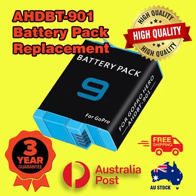 $24.90 • Buy AHDBT-901 AHDBT901 Battery For Go Pro Hero 9 Black High Quality