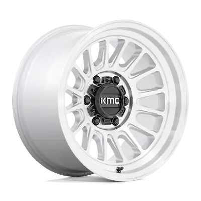 17x9 KMC KM724 Impact OL Silver Machined Wheel 5x5 (-12mm) • $289.75