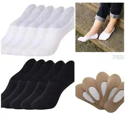 New Men Womens Invisible Trainer Socks Footsies No Shoe Show Liner Socks Ladies • £7.49