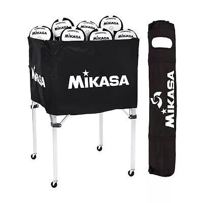 Mikasa BCSPSH Portable Ball Cart - Collapsible Volleyball Basket With Carry Bag • $265.99