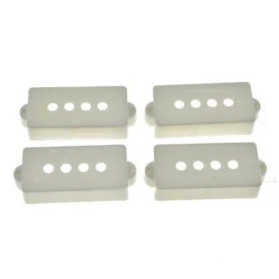 4-Pack P Bass Pickup Covers 4 String Bass Pickup Covers For Precision Bass White • $4.99