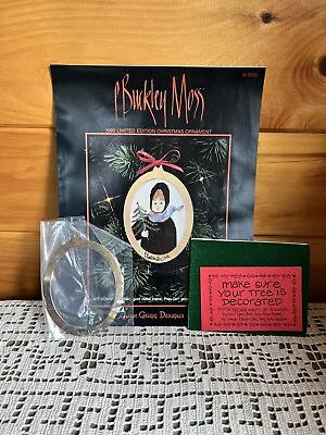 P Buckley Moss Cross Stitch Pattern  1990 Limited Edition Christmas Ornament  • $9.99