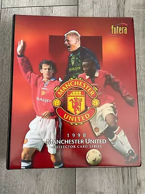 Manchester United Complete Futera Football Card Set 1998 In Folder Man U • £39.99