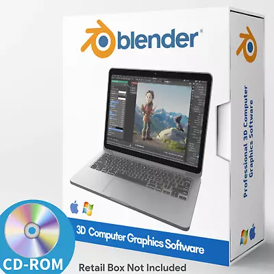 Blender 2023 - PRO 3D Graphic Design - Animation & Video Game Creation Software • $15.99