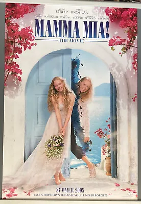 Cinema Poster: MAMMA MIA! 2008 (Advance One Sheet) Meryl Streep Colin Firth • £19.95