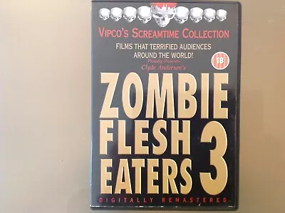 Zombie Flesh Eaters 3 Dvd - Digitally Remastered - Very Good Condition • £3.89