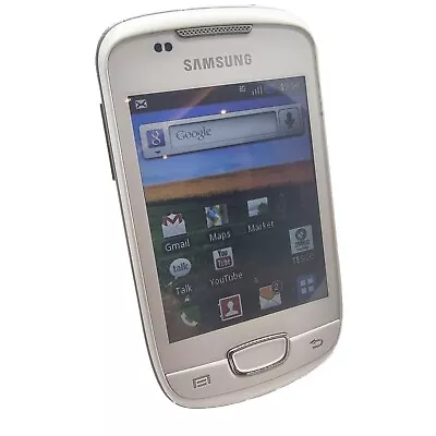 Samsung Galaxy Mini GT-S5570 Chic White (Unlocked) Smartphone Android 2.2.1 • £22.50