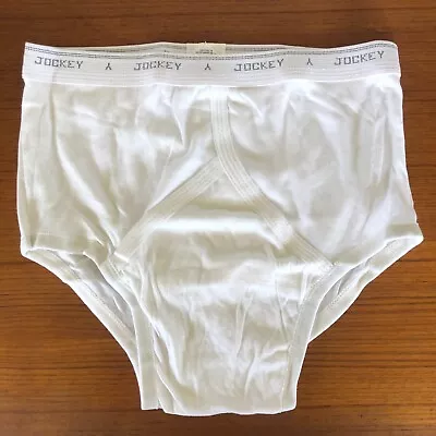 Vintage Jockey Mens Classic White Y Front Sz 14 80cm Brand New Australian Made • $15