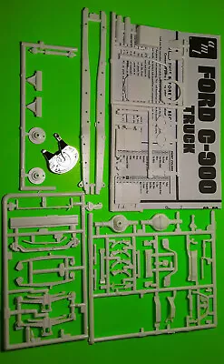 AMT Ford C900 COE 1/25 Frame Chassis Axle Rear End Suspension Rig Semi Truck Lot • $19.99