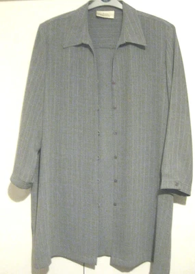 £8 • Buy Grey Lightweight Ann Harvey Coat Size 22