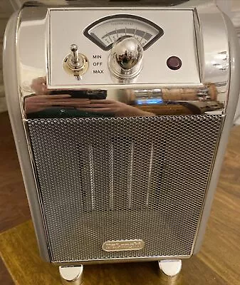 DeLonghi RCH150 Retro Metal Ceramic Space Heater 120V Vintage W/ Manual - WORKS • $99.99