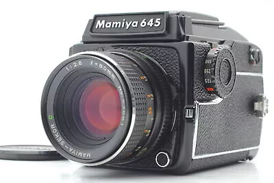 [N MINT] Mamiya M645 1000S Waist Level Finder Sekor C 80mm F2.8 Lens From JAPAN • $489.99