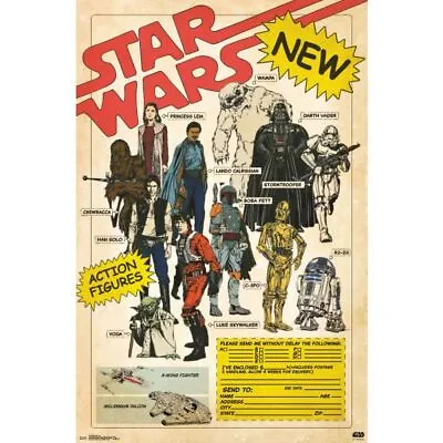 STAR WARS - CLASSIC TOY AD POSTER - 22x34 - 17912 • $10.95