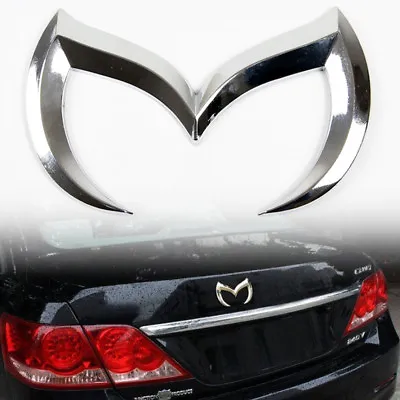 Car 3D Metal Silver Bat Batman Front Rear M Emblem Logo Badge Decal For Mazda • $11.13