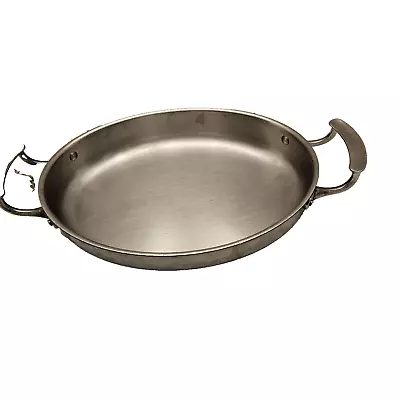 Vollrath 49412 2 Qt 6 Oz Oval Commercial Stainless Pan Roast Pan NSF HEAVY DUTY • $52.47