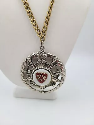 Vintage Large Coat Of Arms Necklace E10 • $12.99