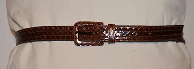 Vintage Yves Saint Laurent Brown Belt (woman's) Large • $49.95