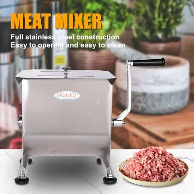 Hakka 20lb 10L Capacity Tank Commercial Manual Meat Mixer Sausage Mixing Machine • $128.79